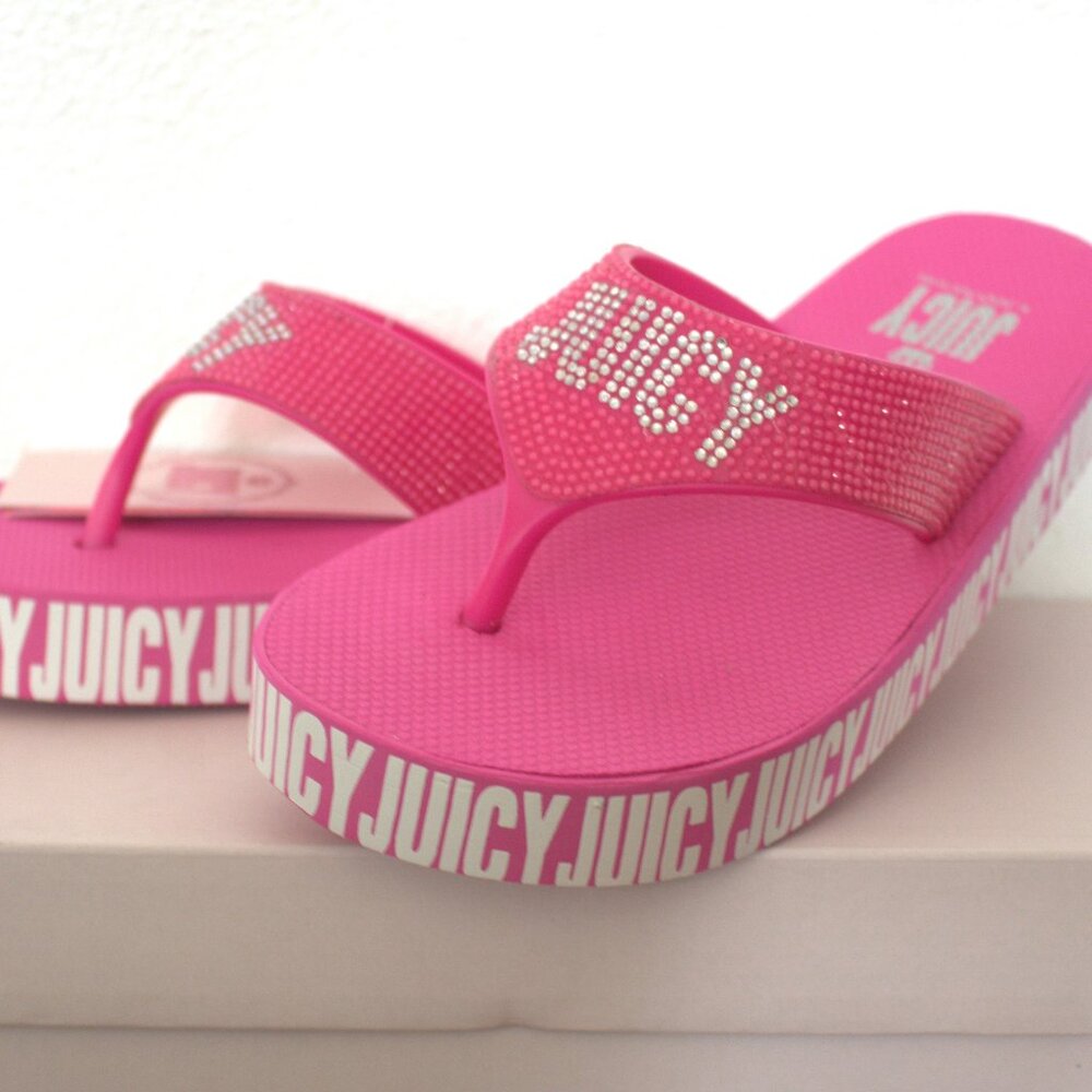 Juicy Couture J Sandy Pink Slippers